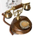 Opis 1921 Cable Model A: Desktop Retro Phone/Landline Phone/Rotary Phone/Vintage Phone/Rotary Dial Phone/Telephone Landline/Antique Phone/Retro Dial Telephone/Retro House Phone