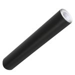 GSHUR 400cm x 30cm Vinyl Car Wrap Roll, Matte Black Vehicle Wrap Vinyl Sticker, Self-Adhesive Bubble Free Air Release Stretchable Waterproof Car Sticker for Car Decor, Laptops