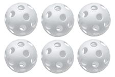 Easton | Plastic Training Baseballs | 9" Limited Flight Ball | 6 Count