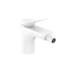 hansgrohe Vivenis Modern 5-inch Tall Bidet Faucet in Matte White, 75200701