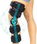 Vive ROM Knee Brace - Hinged Immobilizer for ACL, MCL and PCL Injury - Orthosis Stabilizer for Women and Men - Adjustable Recovery Support for Orthopedic Rehab, Post Op, Meniscus Tear, Right, Left Leg