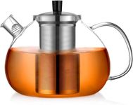 ecooe 2000ml(67oz) Glass Teapot wit