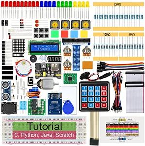 Freenove RFID Starter Kit for Raspberry Pi 5 4 B 3 B+ 400, 541-Page Detailed Tutorial, Python C Java Scratch Code, 204 Items, 97 Projects