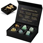 Gemini Crystals Gift Set, Zodiac Signs Healing Crystals Birthstones with Horoscope Box Set Gemini Astrology Crystals Healing Stones Gifts