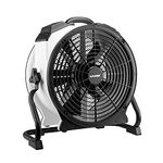 XPOWER Pro Built-in Sealed Motor Multipurpose Air Circulation Blower, Air Floor Fan, Axial Fan (FC-420) Black