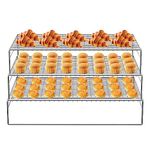 LANEJOY 3-Tier Stackable Cooling Racks for Cooking and Baking Stainless Steel Wire Cooling Rack Oven & Dishwasher Safe (15 * 10 * 3 inch LYW03)