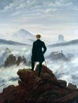 Tallenge - Most Famous Paintings - Wanderer above the Sea of Fog by Caspar David Friedrich� - Small Poster(Paper,12 x 17� inches, MultiColour)