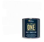 THE ONE Paint Gloss 250ml - Multi Surface Paint - No Undercoat or Primers required (White)