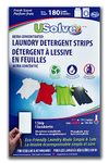 Laundry Detergent Strips up to 180 Loads - Earth Friendly Laundry Soap - Fresh Scent - The Ultra Concentrated Liquidless Laundry Detergent Sheets -USolve by Canada Green® a trouble-free alternative to Pods, Pacs, Liquids or Powders - Great for all your Laundry Needs. 90 Count