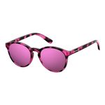 Polaroid Kids' PLD 8024/S AI C4B Sunglasses, Hvn Fuchsia/Grey Pink Grey Speckled Pz, 47