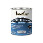 Rust-Oleum 200241H Varathane Ultimate Polyurethane Interior Wood Varnish/Finish (Water-Based | Satin Clear | 946 ML)