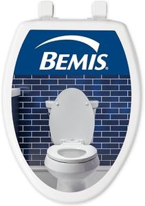 BEMIS 7300SLEC 000 Toilet Seat Will Slow Close and Removes Easy for Cleaning, Elongated, White