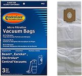 EnviroCare Replacement Micro Filtration Vacuum Cleaner Dust Bags Made to fit Eureka, Beam, Electrolux, Star-Brute, Kenmore, Mastercraft, Nutone, Central Vacuum Machines 3 Bags