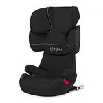 CYBEX Silver Solution X-Fix Child's Car Seat, For Cars with and without ISOFIX, Group 2/3 (15-36 kg), From approx. 3 to approx. 12 years, Pure Black