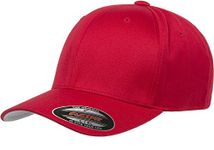 Flexfit Men's Standard Athletic Baseball Fitted Cap, Red, Large-X-Large