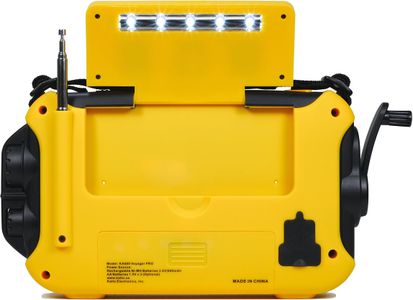 Kaito Voyager Pro Solar Dynamo Emergency Radio – AM/FM/SW/NOAA, Yellow