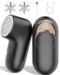 Lint Remover, Bobble Remover for Clothes, Rechargeable Fabric Shaver with LED Display & 3 Speeds, Effectively Sweater Defuzzer Remove Fluff, Lint, and Bobbles, Black, 1 pcs