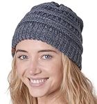 Tough Headwear Womens Winter Hat - Warm Chunky Cable Knit Beanies - Winter Beanie Hats for Women Cold Weather - Beanies Women