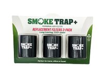 ECO Replacement Filter Cartridges For Smoke Trap + | Triple Replacement Filters - Zero Plastic Waste Replacement Filters - Maximum Air Flow While Exhaling - Long Lasting 500+ Exhales (3)…