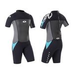 Osprey Women's Osp L - Origin Shorty Wetsuit, Black Blue, L UK