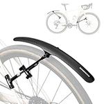 ROCKBROS Road Bike Mudguard Set, Adjustable Splash Guard Front and Rear Mud Guard Fenders with Quick Release for 27.5 Inch Bikes