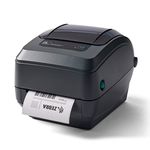 Zebra GK420t Thermal Transfer Desktop Printer Print Width of 4 in USB and Ethernet Port Connectivity GK42-102210-000