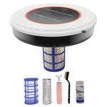 Solar Pool Ionizer for Inground Above Ground Pools – Cuts Chemical Costs with Copper Ion Sanitization ABS Pool Accessory