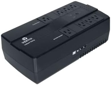 Vertiv Liebert PST5 350VA 200W Battery Backup & Surge Protector 8-Outlets 3 Year Warranty Energy Star (PST5-350MT120)