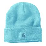 Carhartt Men's Tonal Patch Beanie Baseball Cap, Powder Blue, One Size