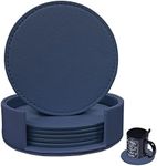 ORIJOYNA Coasters Set of 6 Soft Lea