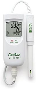 GroLine Hydroponic Waterproof pH/EC/TDS/Temperature Portable Meter