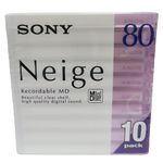 Sony Neige 80 minute blank minidisc 10 disc pack