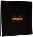 Rhodia Black Notepad - Le Carre - 210 mm x 210 mm