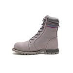 Caterpillar Women's Echo Waterproof Steel Toe Work Boot, Frost Grey, 11 M US