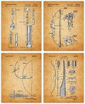 Vintage Hunting Bow Patent Print, S