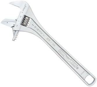 Channellock 812PW 12" Reversible Jaw Adjustable Wrench/PIPE Wrench, Chrome