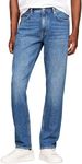 Tommy Hilfiger Men's Regular Straight Fit Jeans, Blue (Carrol Indigo), 32W/32L