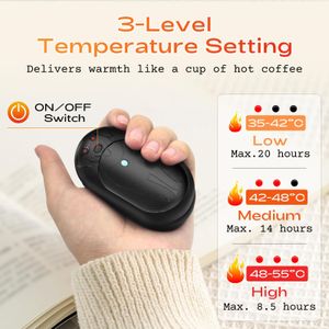 Lepwings Rechargeable Hand Warmers, 2-Pack – Portable USB Heated