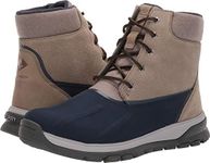 Sperry Men's Seamount Duck Boot Rain, taupe/navy, 11.5 M US