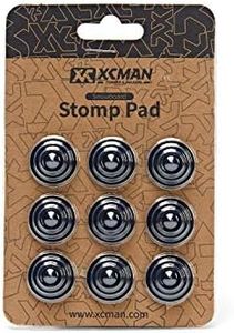 XCMAN 4 Layer-Cone Studs 7.87 Inch Dia Aluminum Snowboard Stomp Pad - 9pcs