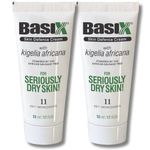 Basix Skin Defence Cream (Twin Pack 2x50ml) Repair Cream for Seriously Dry Skin with Kigelia Africana - Suitable for Eczema, Psoriasis and Dermatitis