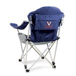 PICNIC TIME NCAA Virginia Cavaliers Reclining Camp Chair, Navy