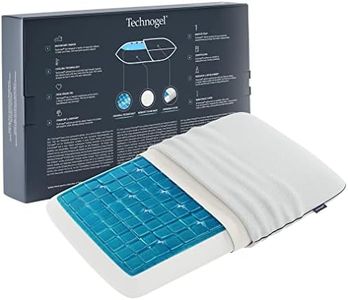 Technogel New Generation Original Deluxe Oreiller orthopédique en Gel HWS antibactérien pour Les Personnes Dormant sur Le Dos et sur Le côté avec taie d'oreiller