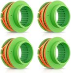 Replacement AS1300 Trimmer Spool Line Compatible with EGO String Trimmer, Weed Eater Pre-Wound Line for EGO 15" Trimmer ST1500 ST1500-S Weed Eater, 0.095 inch 15Ft Pre-Wound Line Spool, 4 Pack