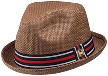 Peter Grimm Depp Natural Straw Fedora - Brown (S/M)