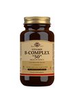 Solgar Vitamin B-Complex 50'' Vegetable Capsules - Pack of 250 - High Potency - Reduces Fatigue for Mental Performance, Busy and Active Lifestyles With Thiamine, Riboflavin, Folic Acid - Vegan