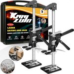 Labor Saving Arm Jack 2PCS,Multifunctional Hand Lifting Jack Tool,Lever Arm Lifter, Installing Cabinet Jack and Door Board Lifter,Wall Tile Locator and Furniture Lifter for Heavy Furniture.