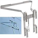 Heavy Duty Aluminium Ladder Stand Off I-Type Ladder Stay Lightweight Easy to Install & Disassemble, Ladder Accessory Helps Stop your Ladder Slipping from Side to Side