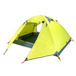 Azarxis 2 3 Person 4 Season Backpacking Tent, Double Layer Dome Tents Easy Setup Waterproof for Camping Hiking Traveling Climbing (Green - 3 Person - 4 Season)