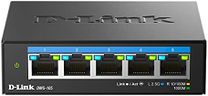 D-Link 5-Port 2.5GB Unmanaged Gaming Switch with 5 x 2.5G - Multi-Gig, Network, Fanless, Plug & Play (DMS-105) Black